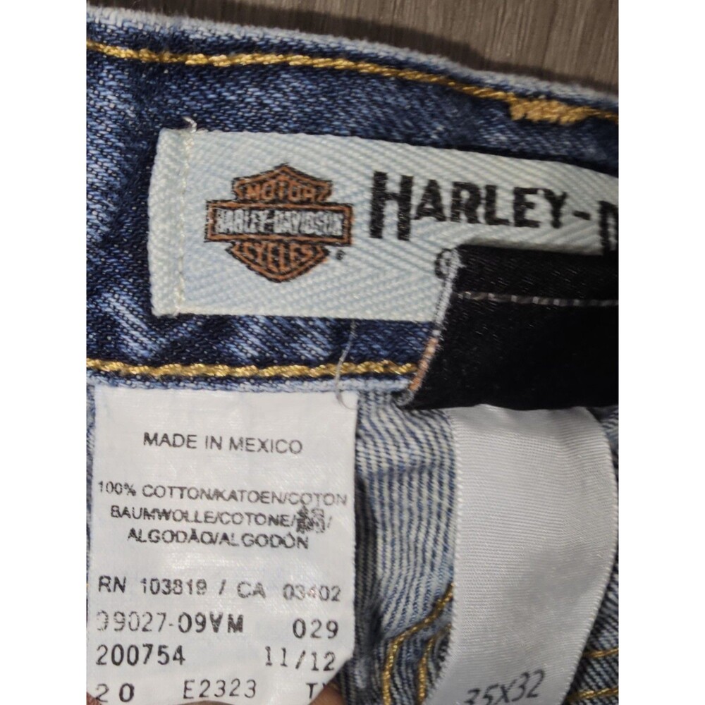 Vintage Y2K Harley-Davidson Baggy Jeans 35x32, Genuine MotorClothes - Picture 6 of 9